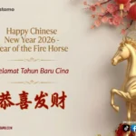 Chinese New Year with the gold horse of the year 2026